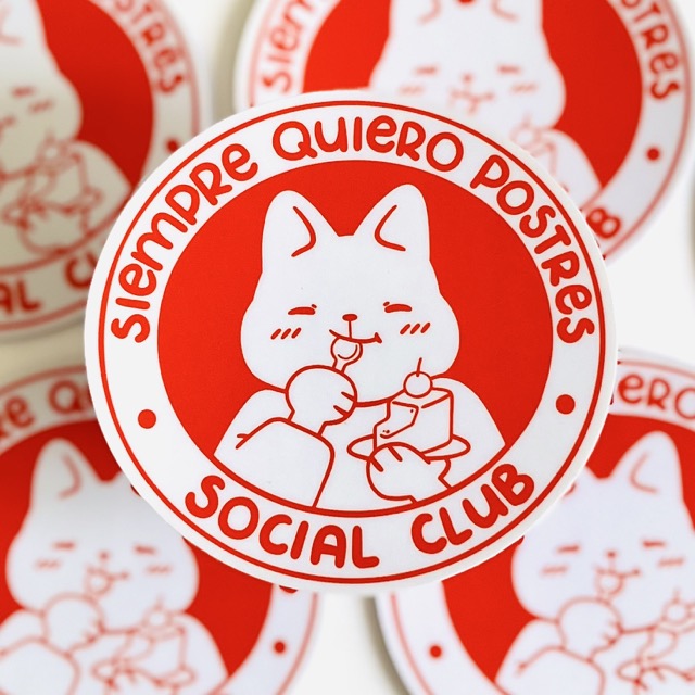 Postre lover - sticker